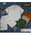 ست پیراهن و شلوارک مراکشی پسرانه مناسب 4 تا 12 سال