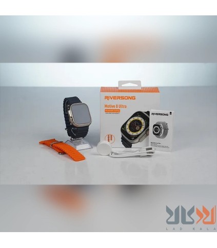 ساعت هوشمند Riversong مدل Motive 8 Ultra SW808 با بند اسپورت مشکی